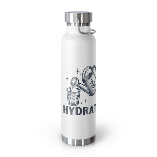 Hydrate Copper Vacuum Insulated Bottle, 22oz