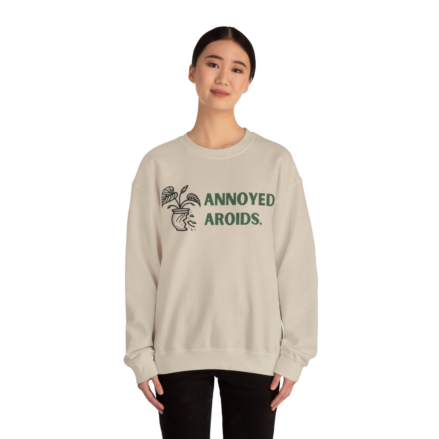 Annoyed Aroids Logo Crewneck - Annoyed Aroids