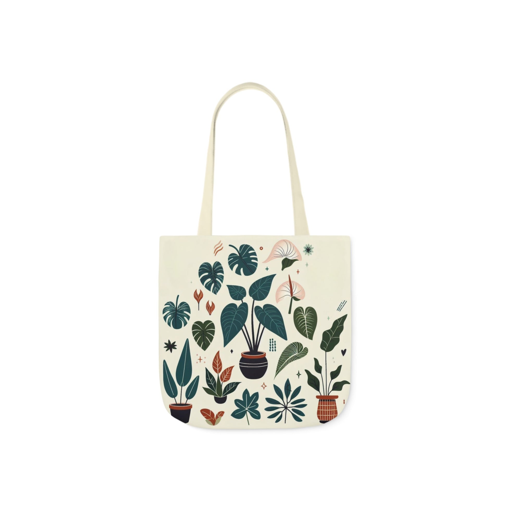 Botanical Bliss Canvas Tote Bag - Annoyed Aroids