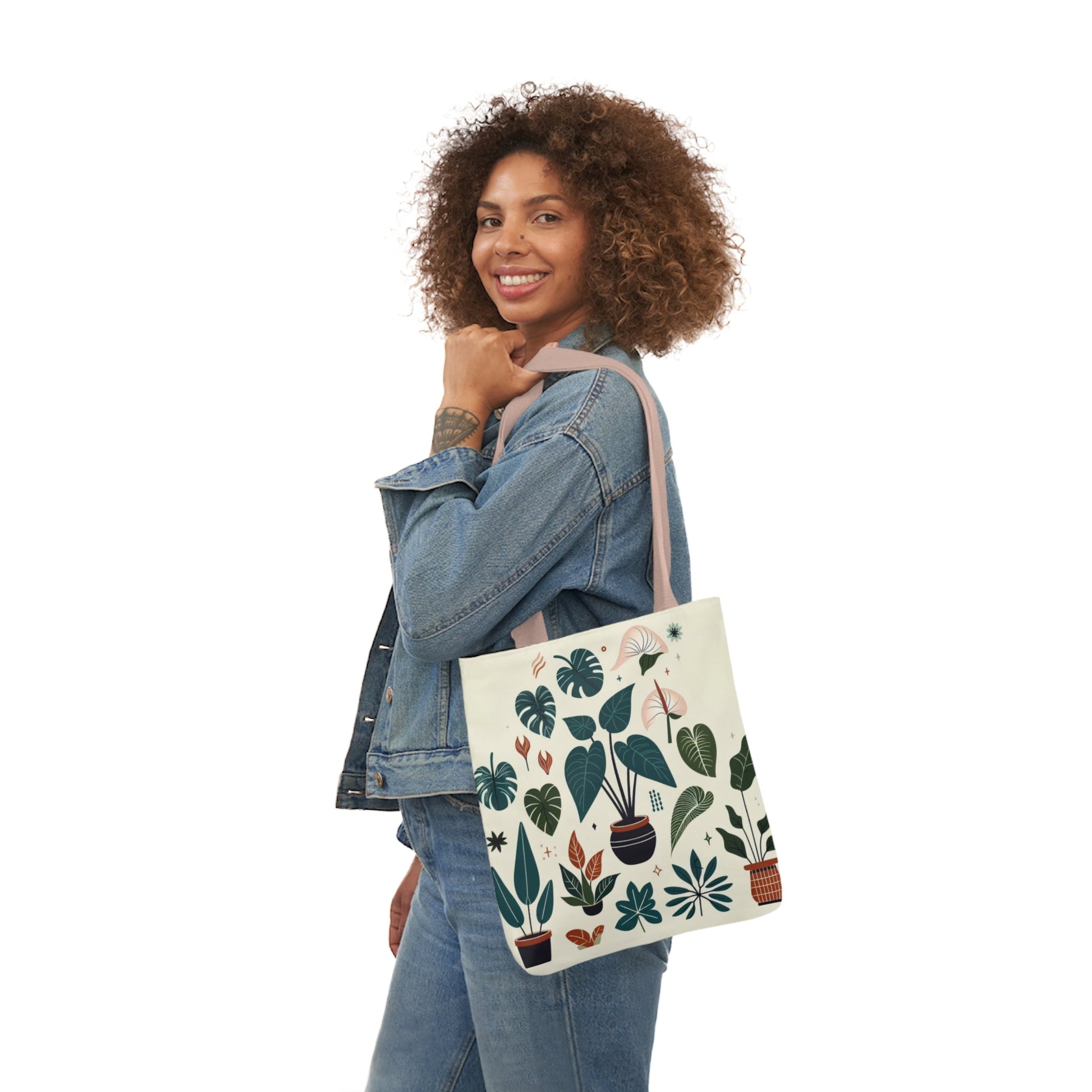 Botanical Bliss Canvas Tote Bag - Annoyed Aroids