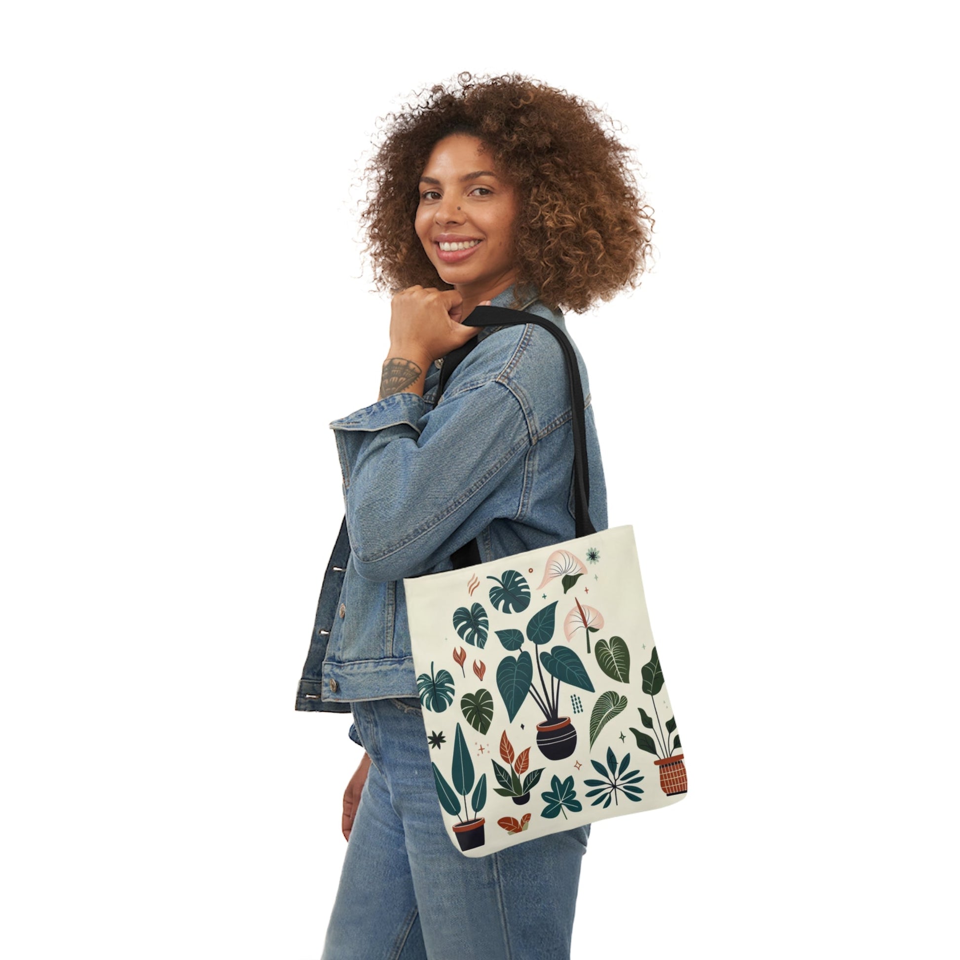 Botanical Bliss Canvas Tote Bag - Annoyed Aroids