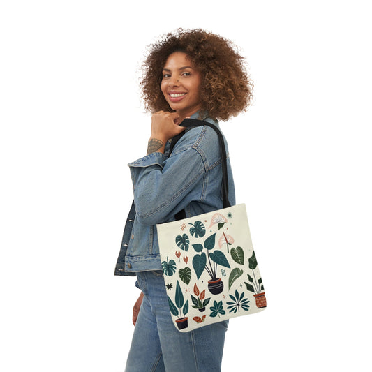 Botanical Bliss Canvas Tote Bag - Annoyed Aroids