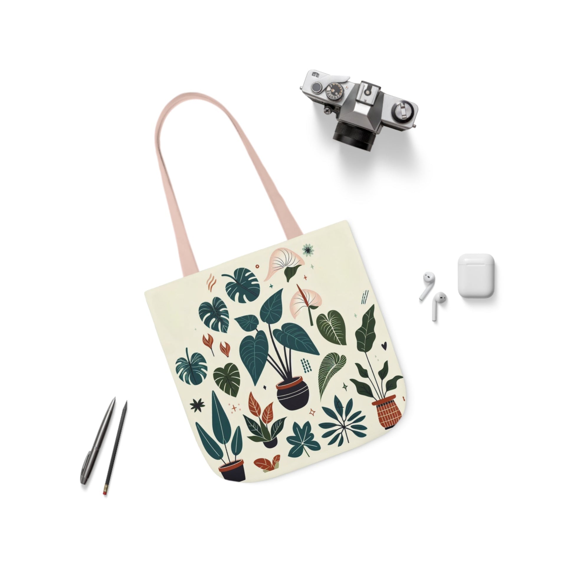 Botanical Bliss Canvas Tote Bag - Annoyed Aroids