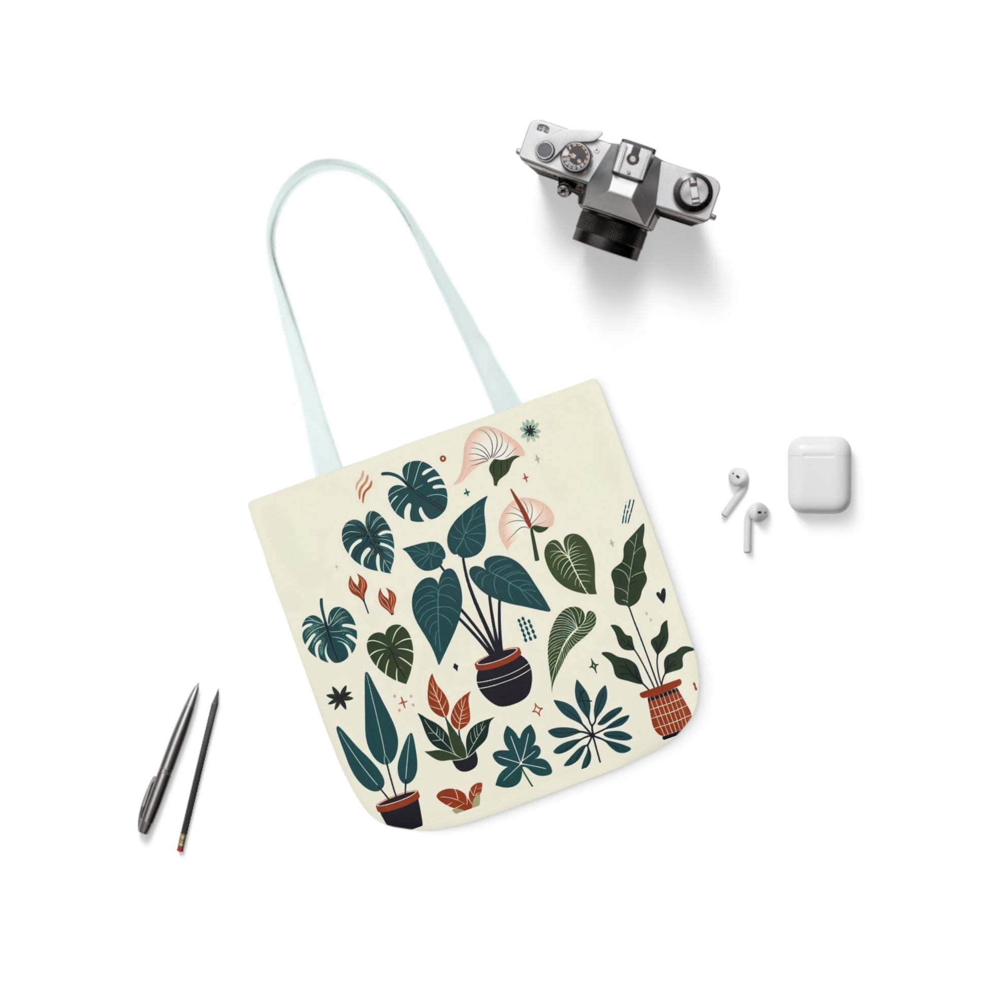 Botanical Bliss Canvas Tote Bag - Annoyed Aroids