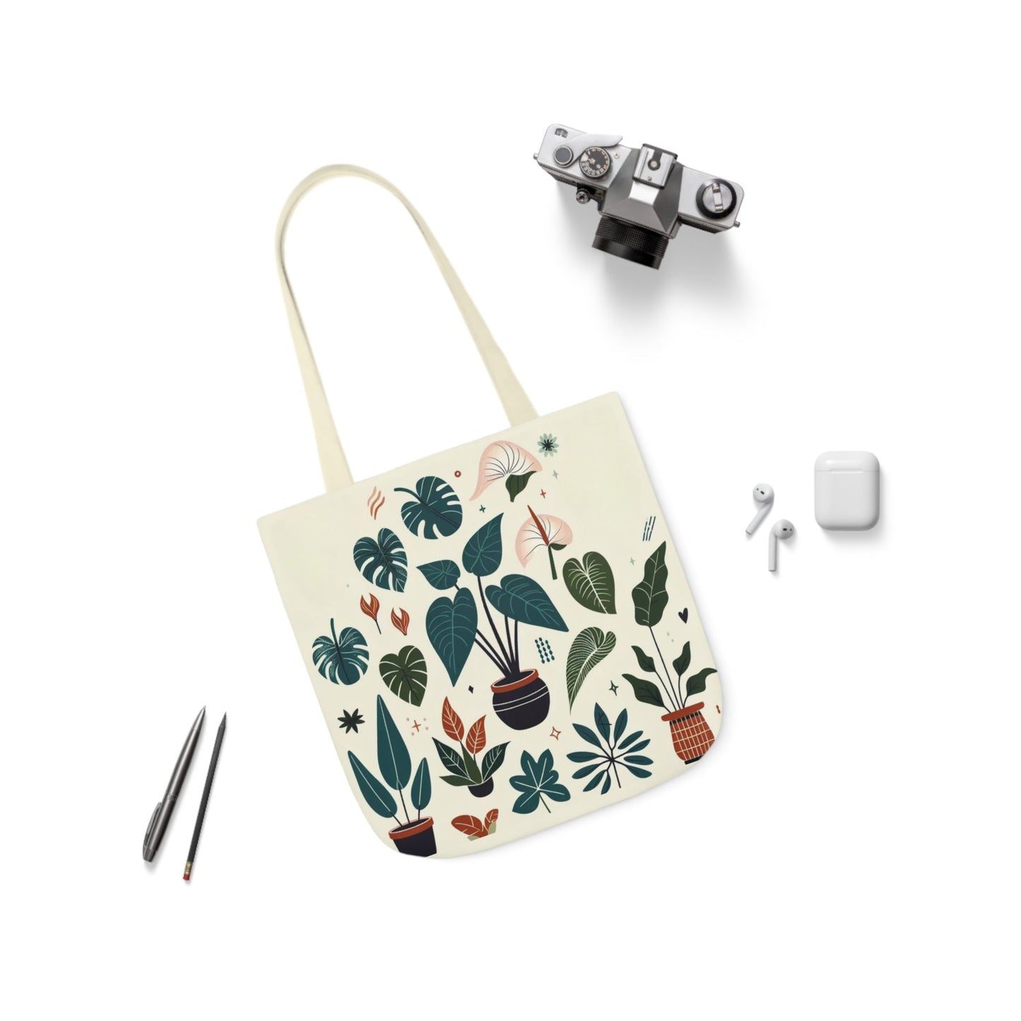 Botanical Bliss Canvas Tote Bag - Annoyed Aroids