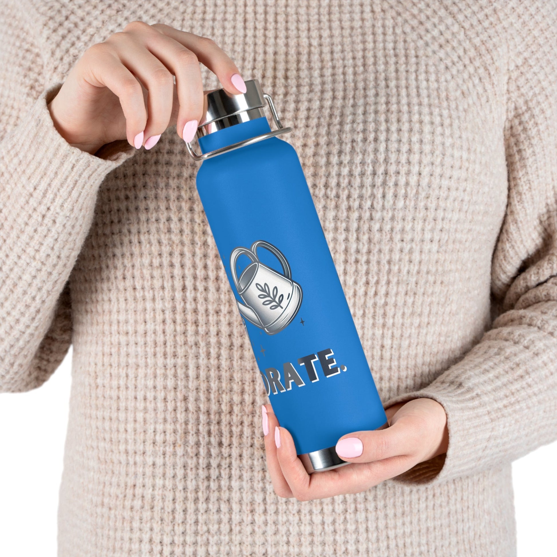 Hydrate Copper Vacuum Insulated Bottle, 22oz - Annoyed Aroids
