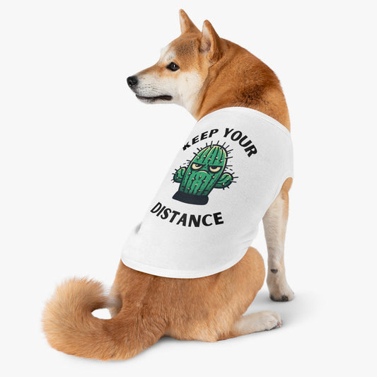 Keep Your Distance Pet Tank Top - Annoyed Aroids
