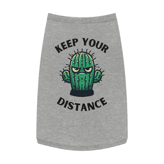 Keep Your Distance Pet Tank Top - Annoyed Aroids