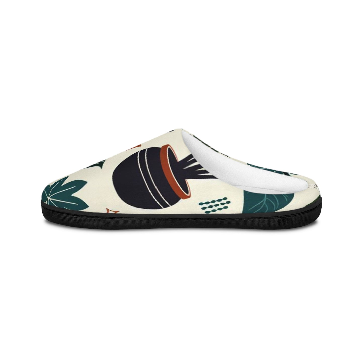 Leafy Collage Women's Indoor Slippers - Annoyed Aroids
