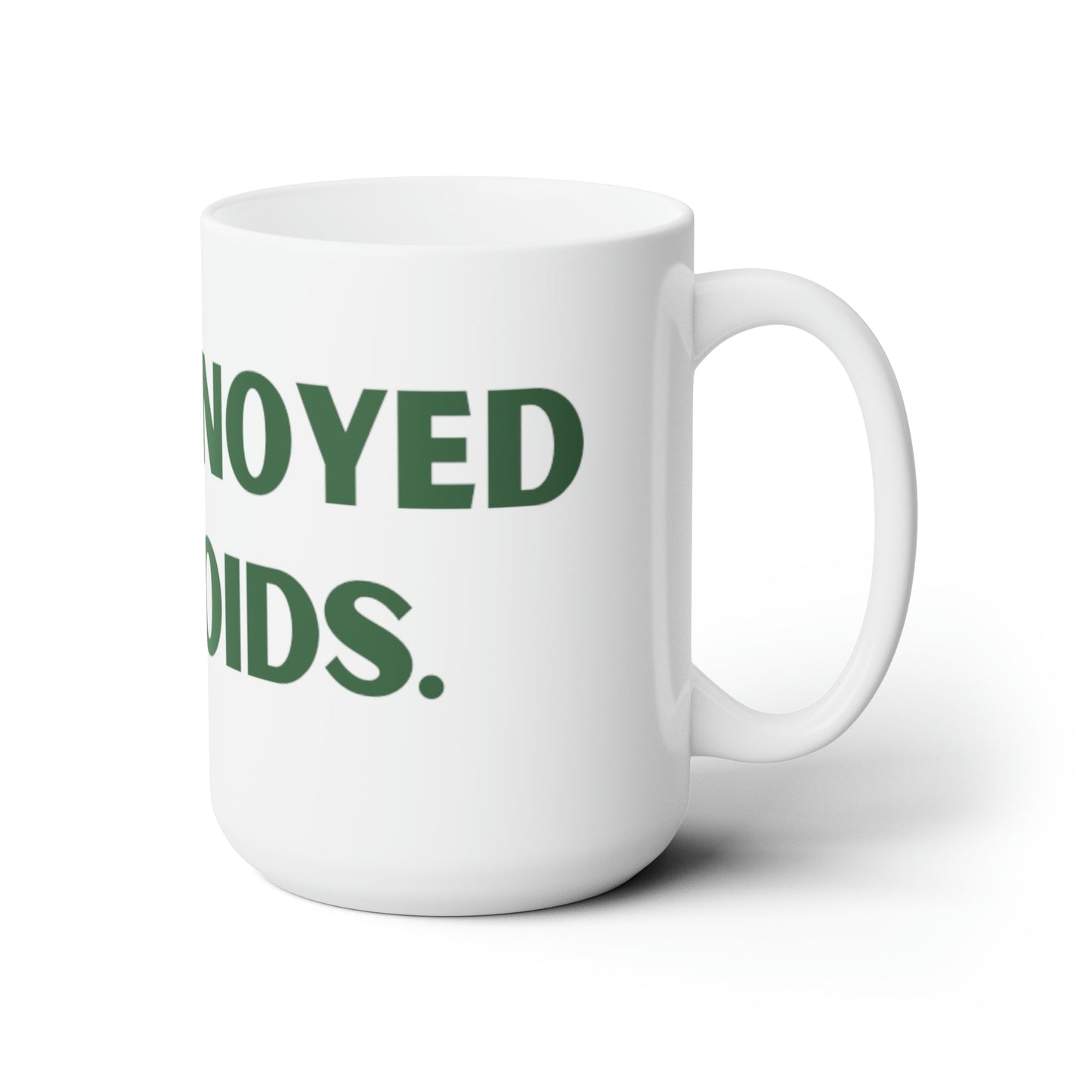 Monstera Logo Ceramic Mug 15oz - Annoyed Aroids