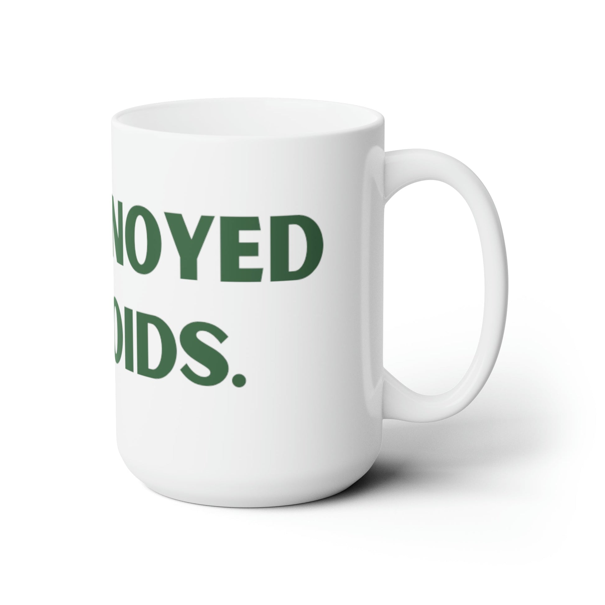 Monstera Logo Ceramic Mug 15oz - Annoyed Aroids