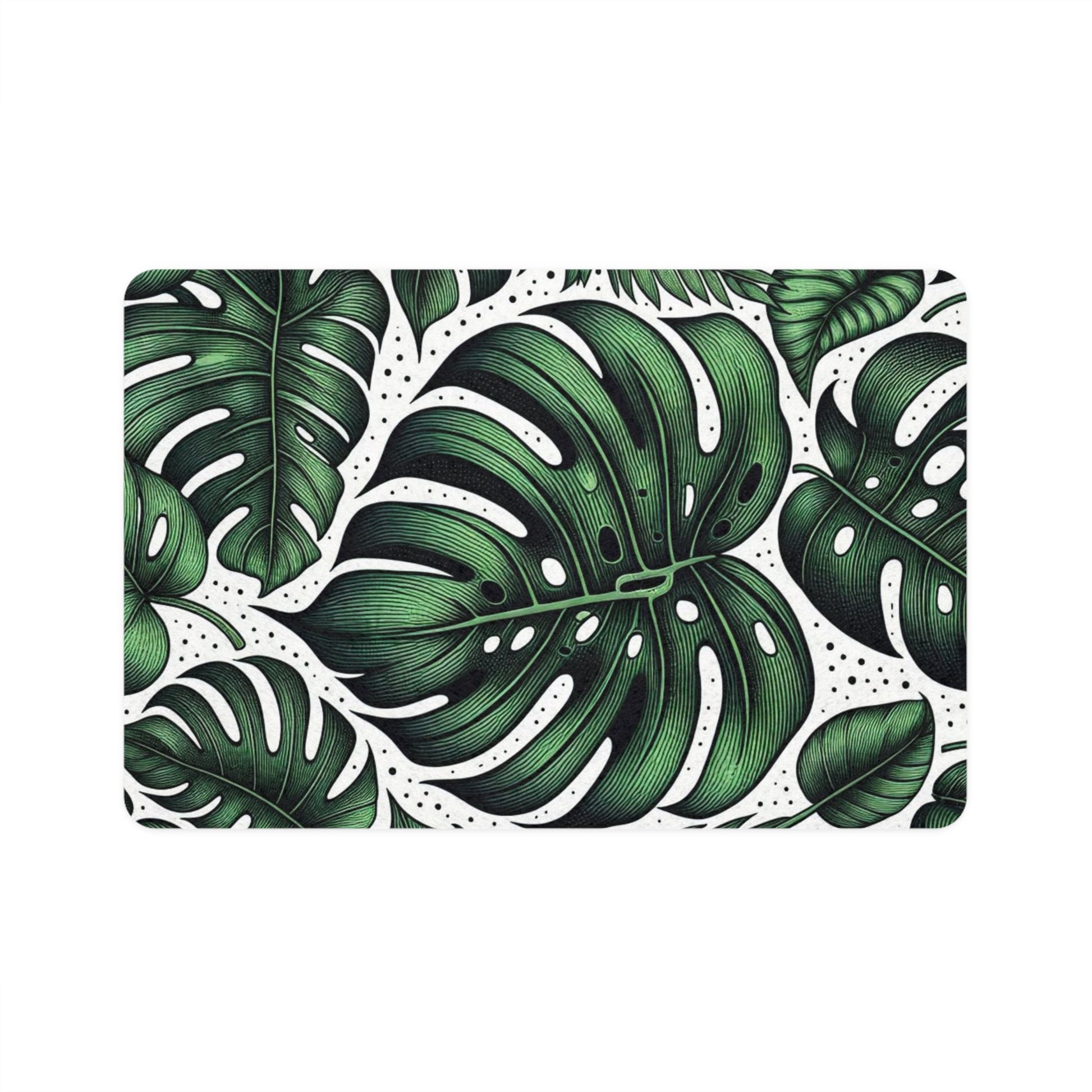Monstera Pet Food Mat (12x18) - Annoyed Aroids