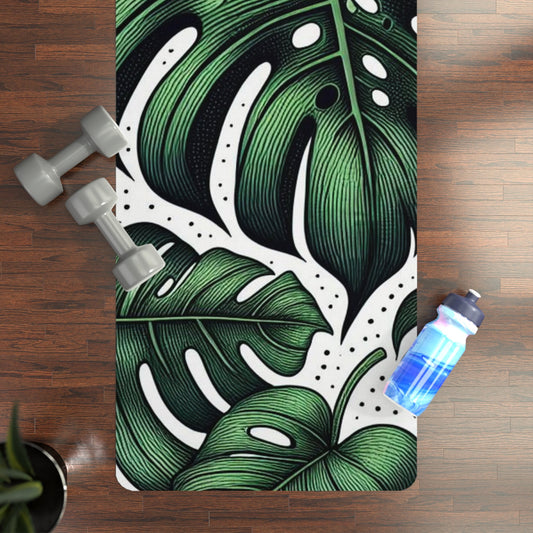Monstera Rubber Yoga Mat - Annoyed Aroids