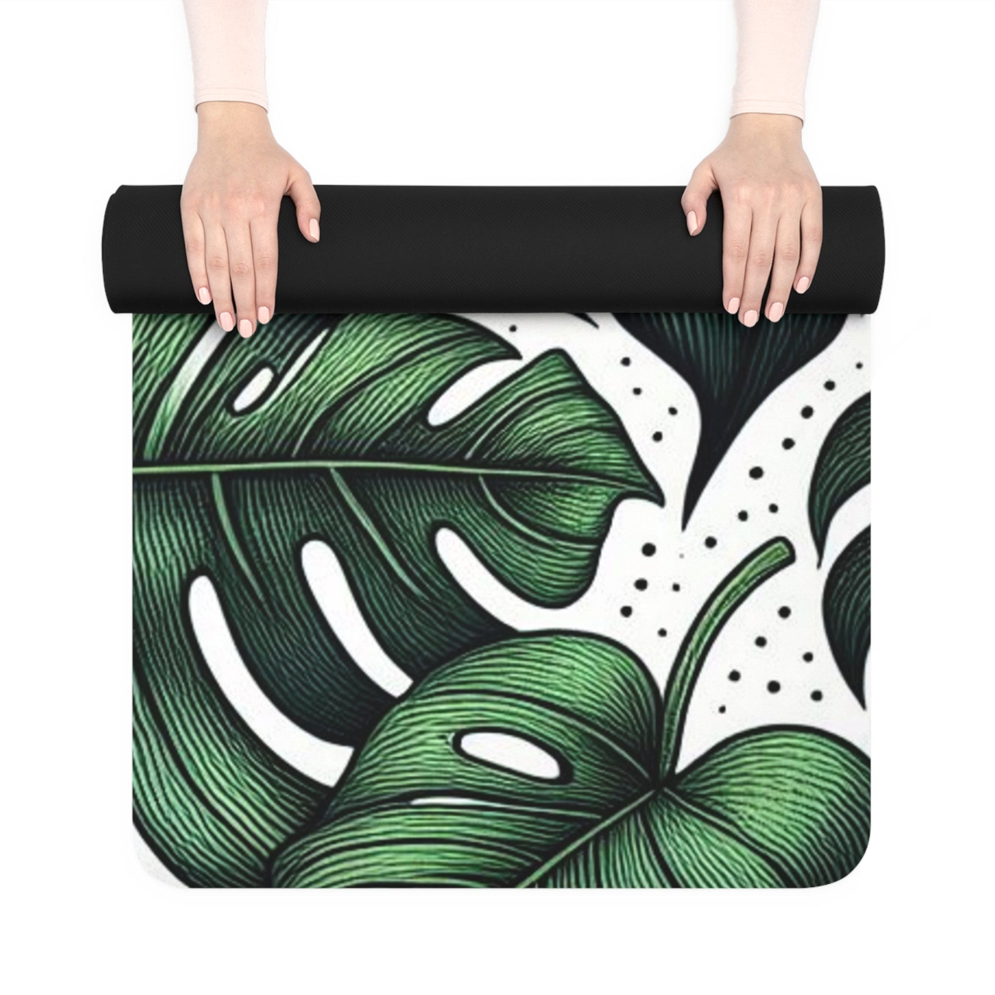 Monstera Rubber Yoga Mat - Annoyed Aroids