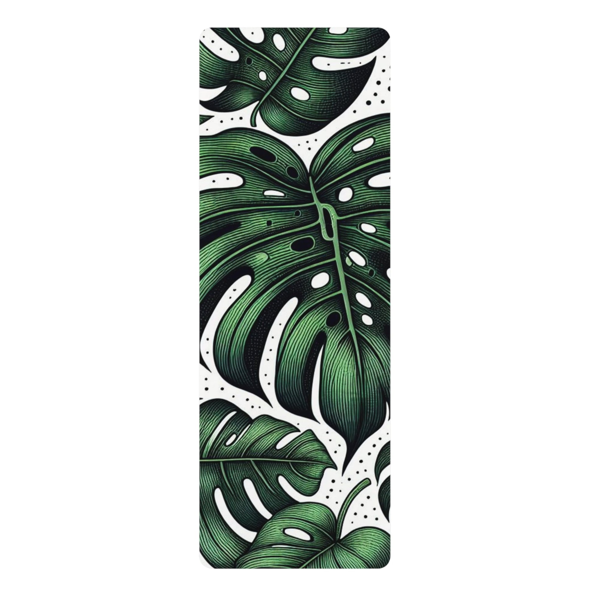 Monstera Rubber Yoga Mat - Annoyed Aroids
