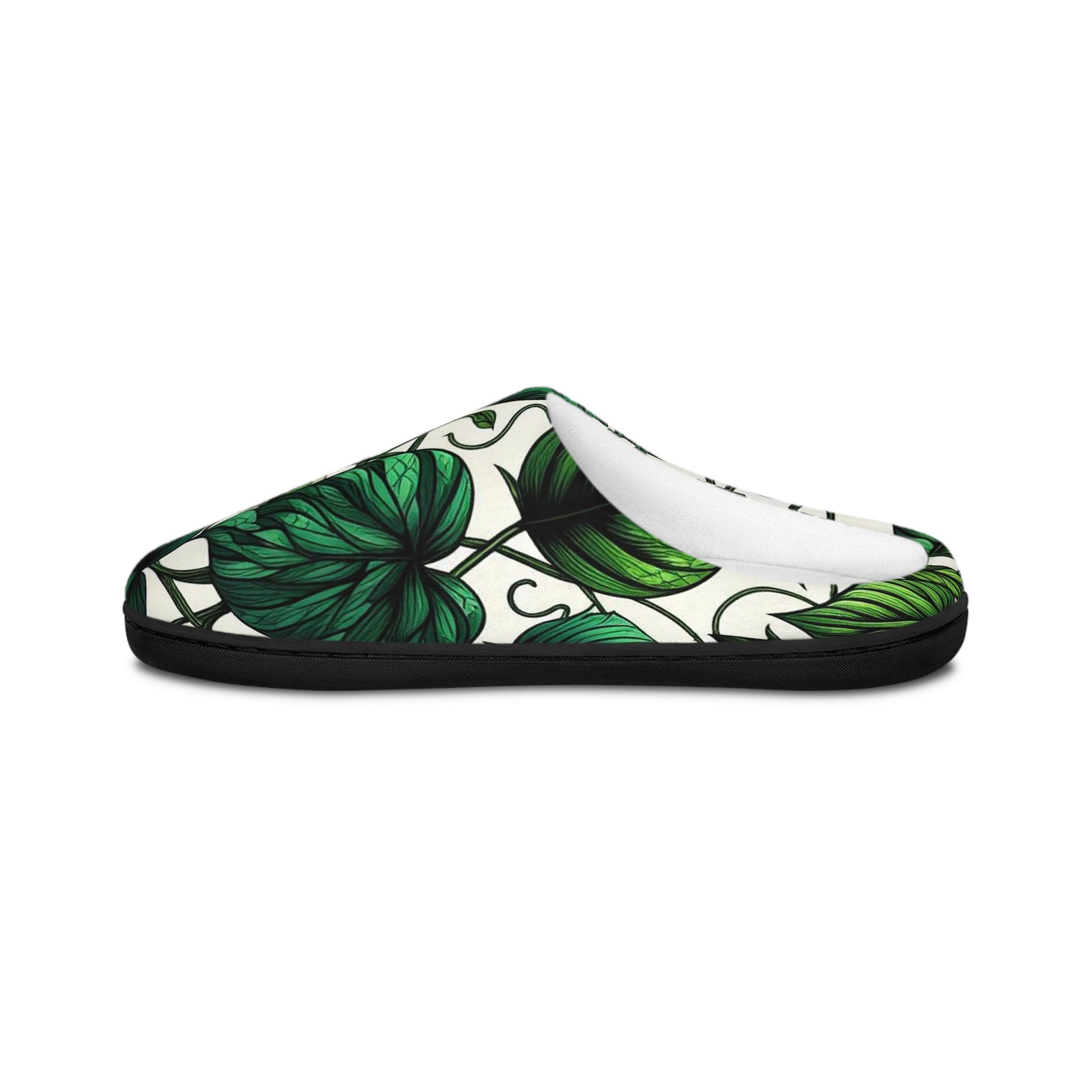 Vining Leaves Women's Indoor Slippers - Annoyed Aroids