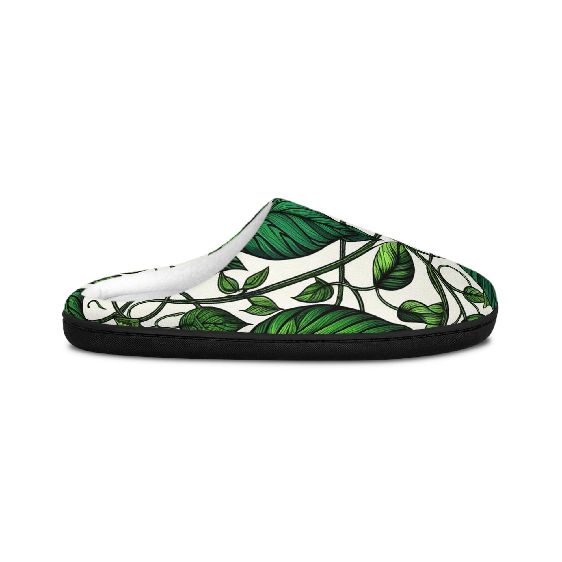 Vining Leaves Women's Indoor Slippers - Annoyed Aroids