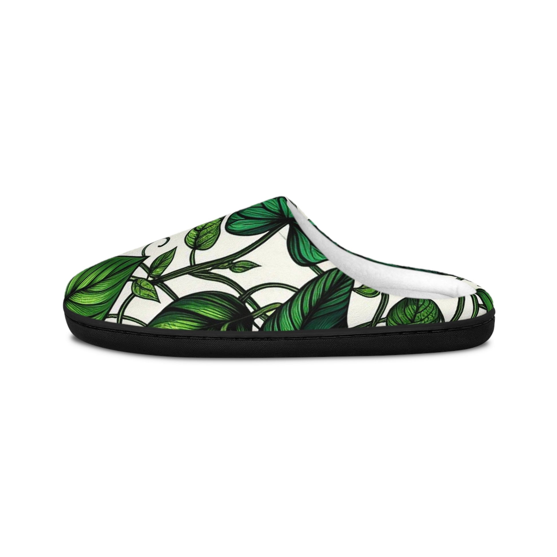 Vining Leaves Women's Indoor Slippers - Annoyed Aroids